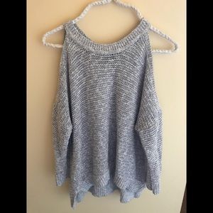 Express Cold Shoulder Sweater